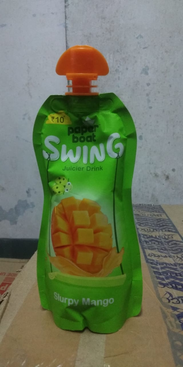 Paper Boat Swing Slurpy Mango Juice 150 Ml Pack Of 36 Set Of 36