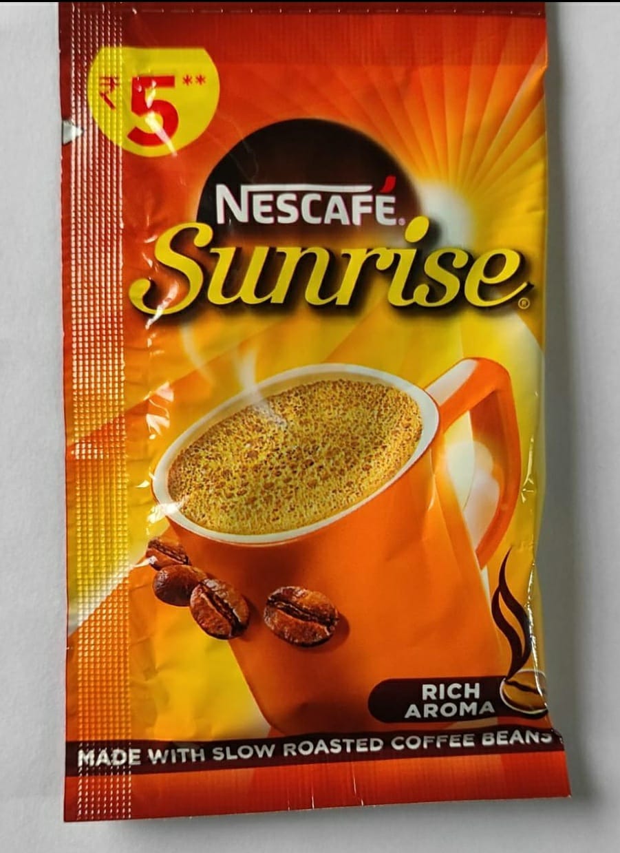 Nescafe Sunrise Instant Coffee 5 5 Gm Pack Of 1 SHEET Set Of