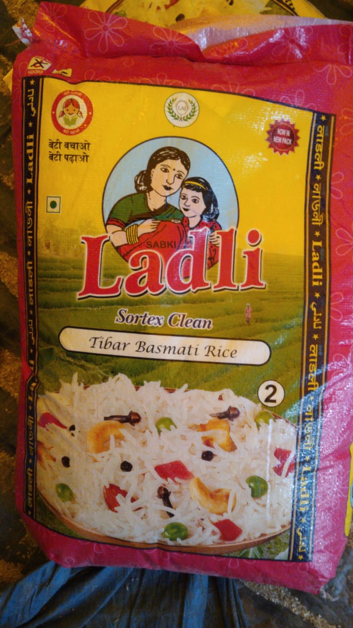 Ladli Sortex Clean Dubar Basmati Rice 2 Par Boiled Basmati Rice 25 Kg