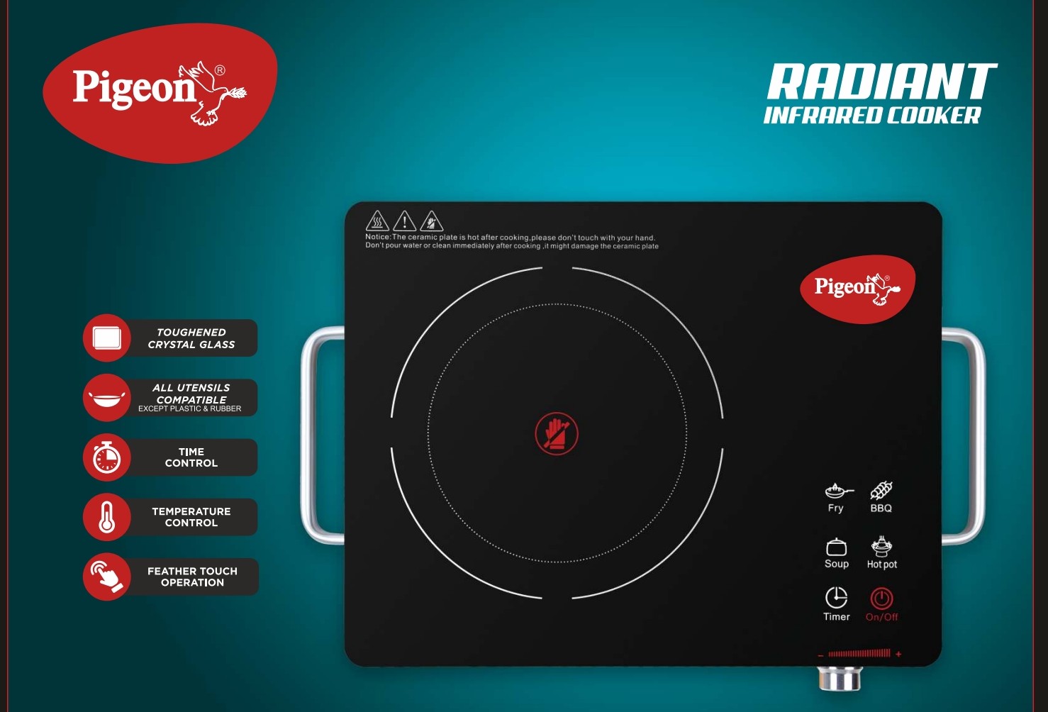 radiant infrared cooker