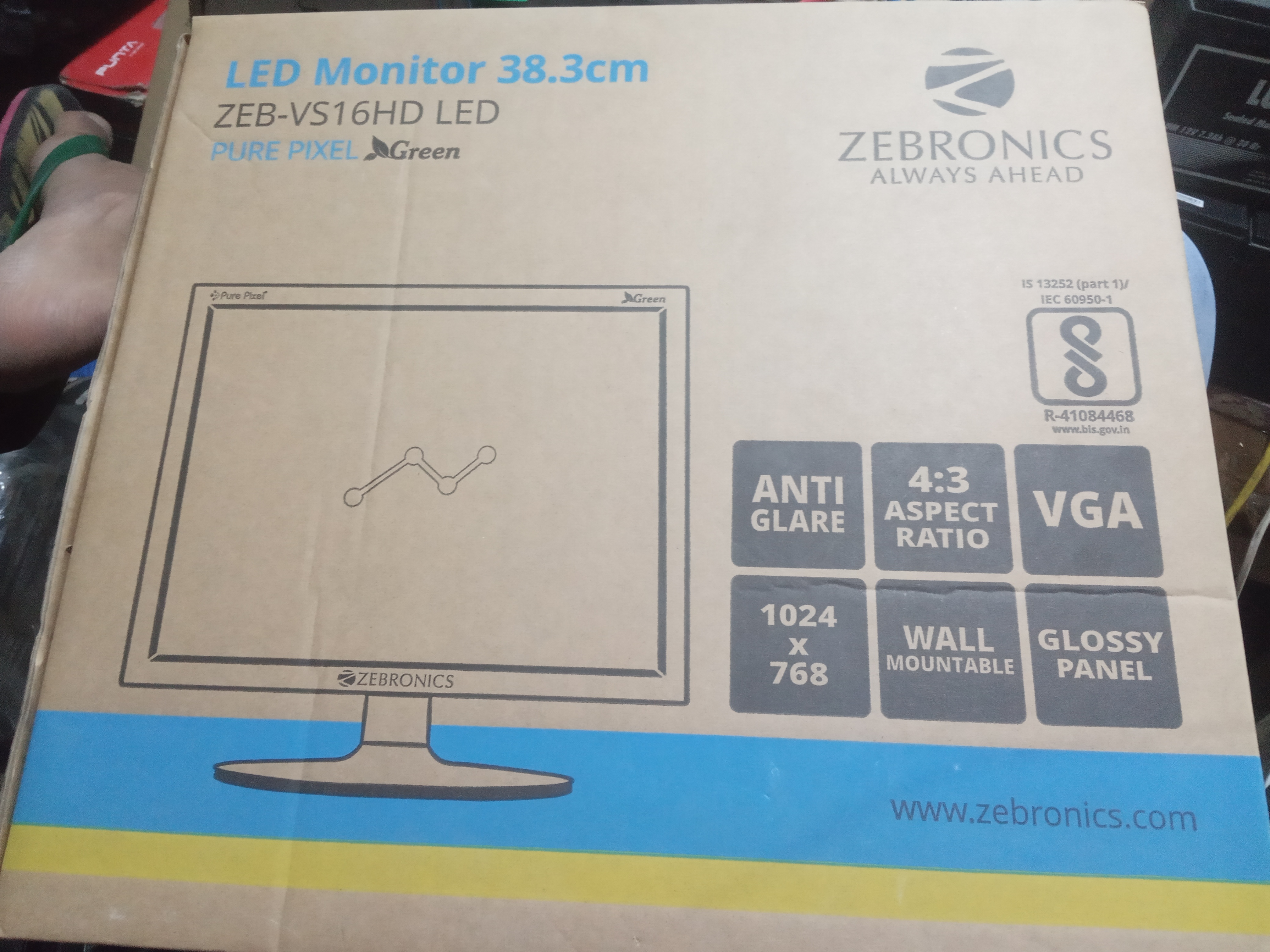 zebronics 15.1 inch monitor price