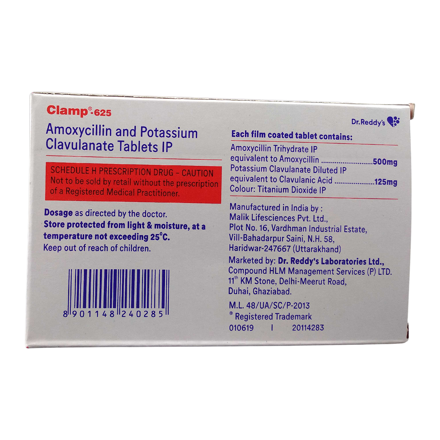 Clamp625 Tablet 10 EACH of 1 Udaan B2B Buying for Retailers