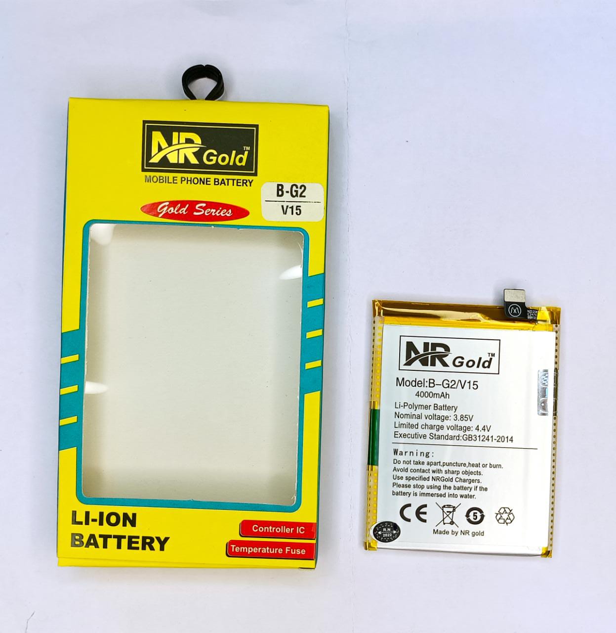 NR Gold B-G2/V15/1819 4000 mAh Lithium Polymer Mobile Battery (4000 mAh ...