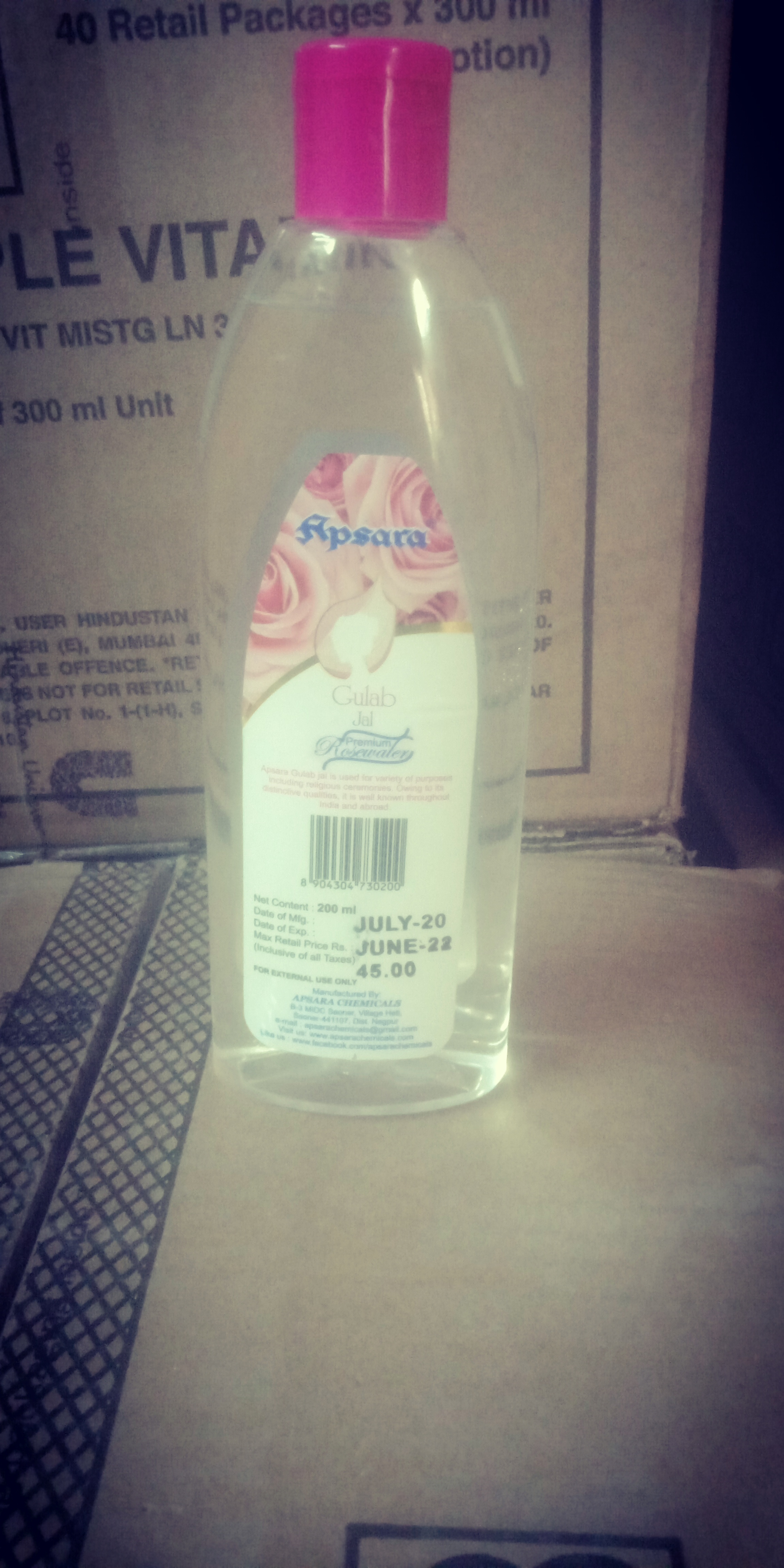 apsara rose water