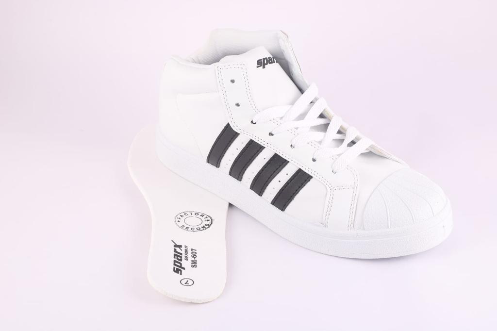 SPARX SM 607 WHITE/BLACK SET 6X10 SHOES 