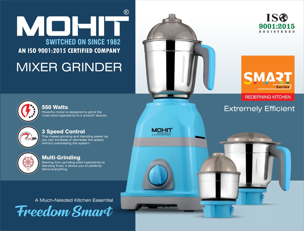 mohit mixer grinder 500 watt