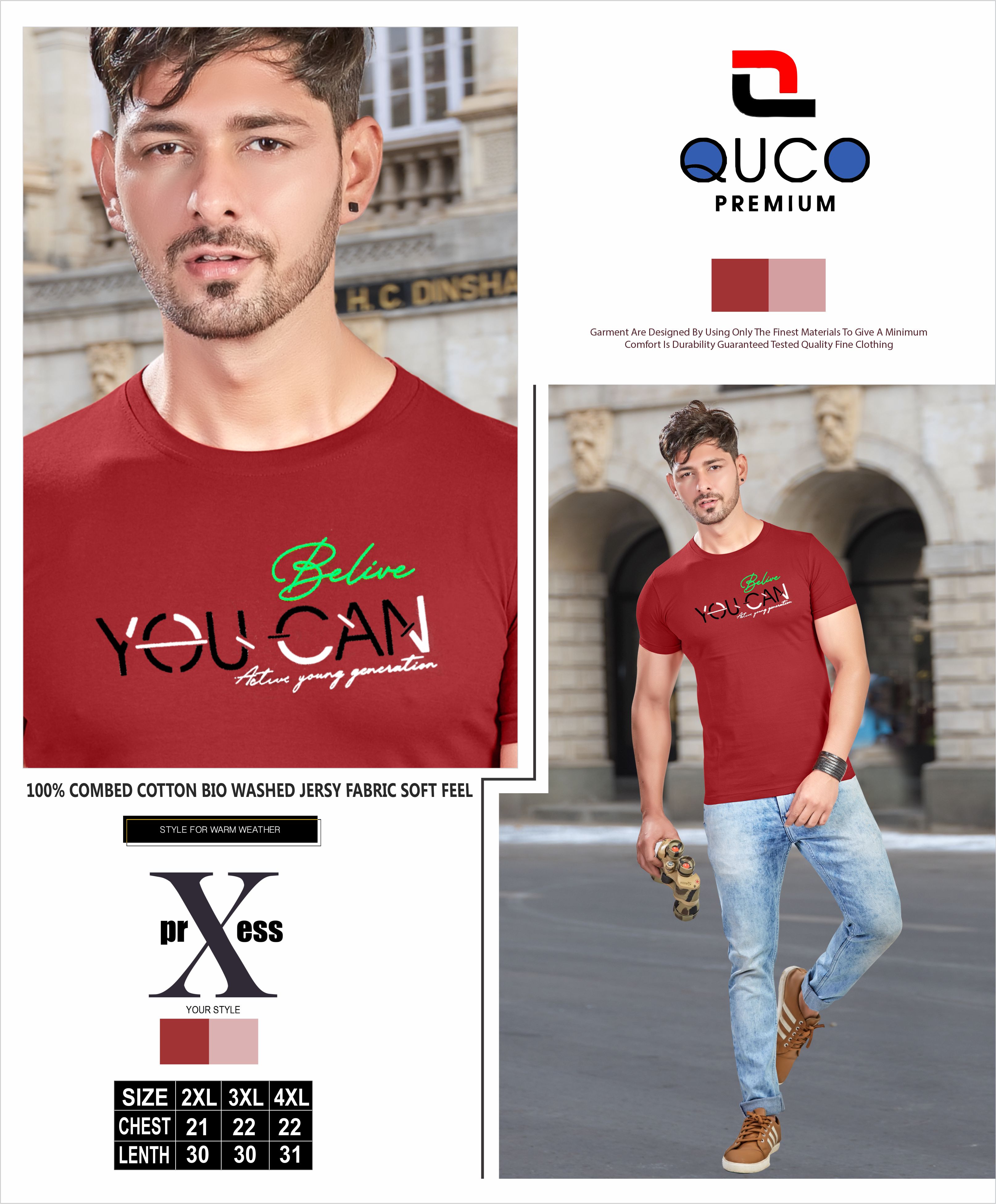 Quco Cotton Mens Tshirt Catalog Set Udaan B2B Buying for Retailers