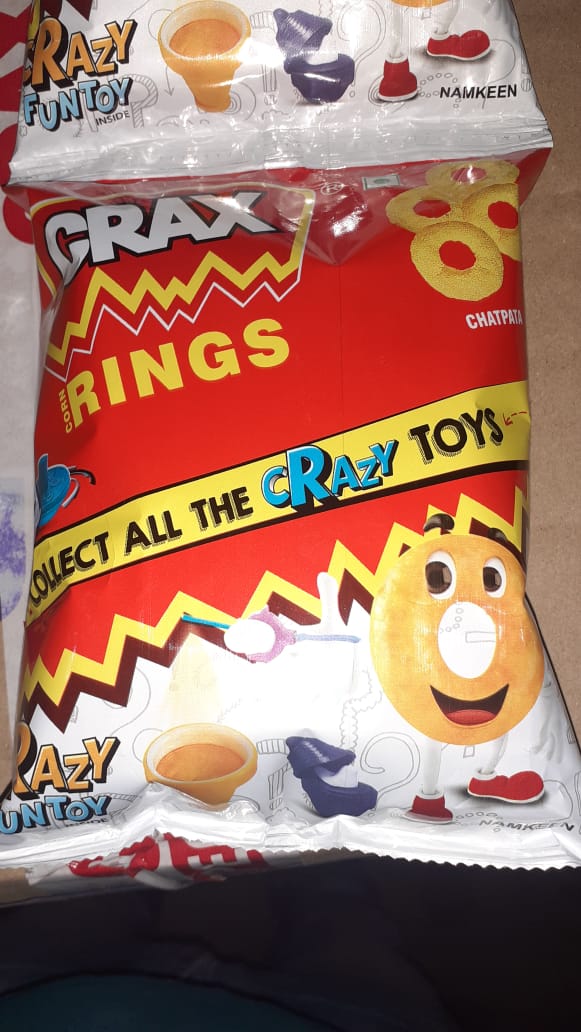 Crax Corn Rings (30 gm, Pack of 1,Crazy Toy) : BRAND_BOX (Set of 90 ...