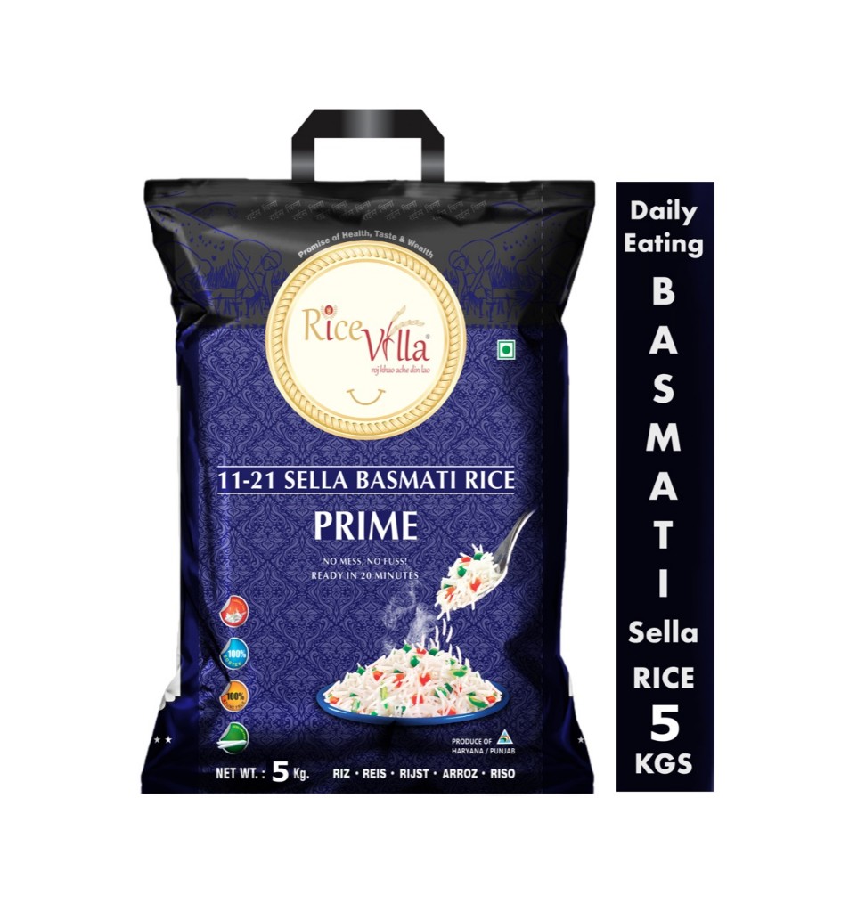 Rice Villa Prime Sella Basmati Rice Kg Blue Pack Kolkata Udaan B B Buying For