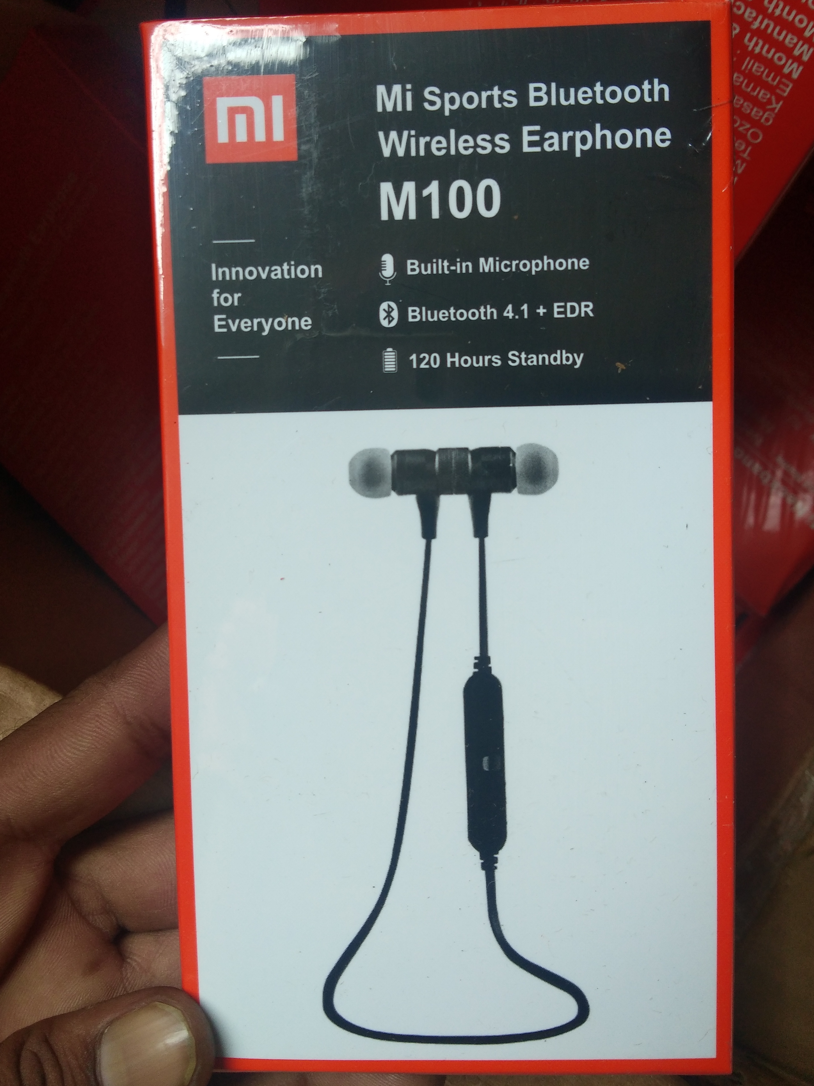 mi sports bluetooth wireless earphones m100