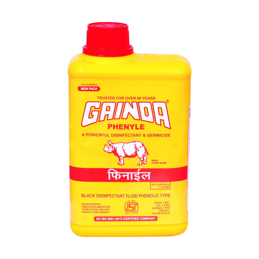 Gainda White Phenyle (1ltr, Pack of 1) (Set of 1) (MRP-50 Rs.) | Udaan ...