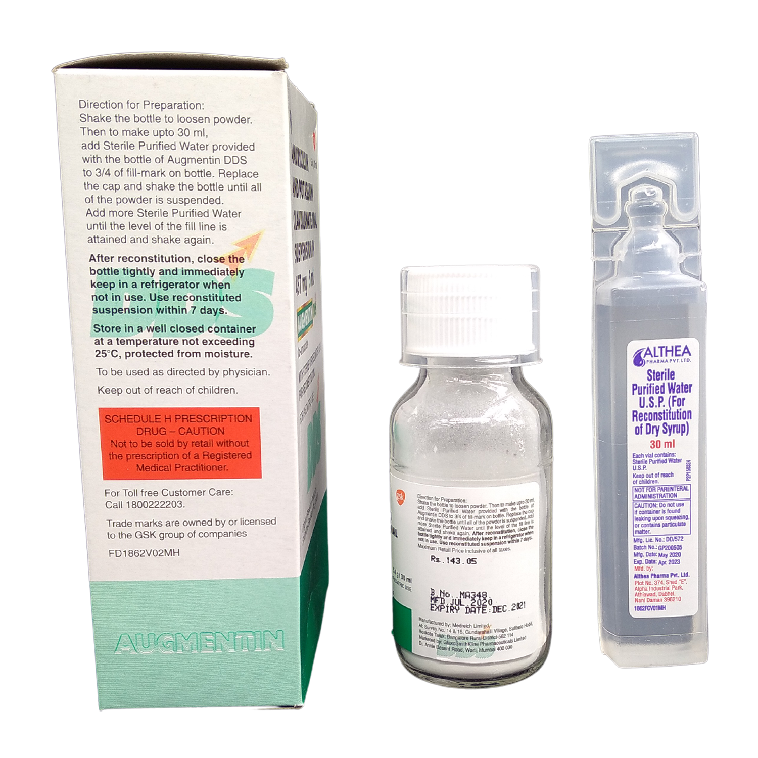 AUGMENTIN DDS 30 Ml Suspension - EACH Of 1 | Udaan - B2B Buying For ...