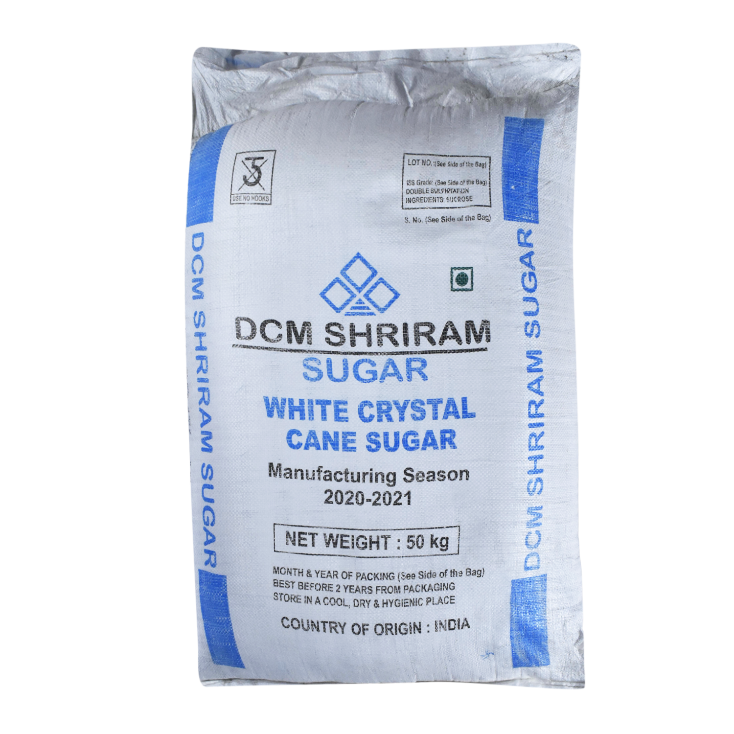 Dcm Shriram White Crystal Cane Sugar M Kg Each Of