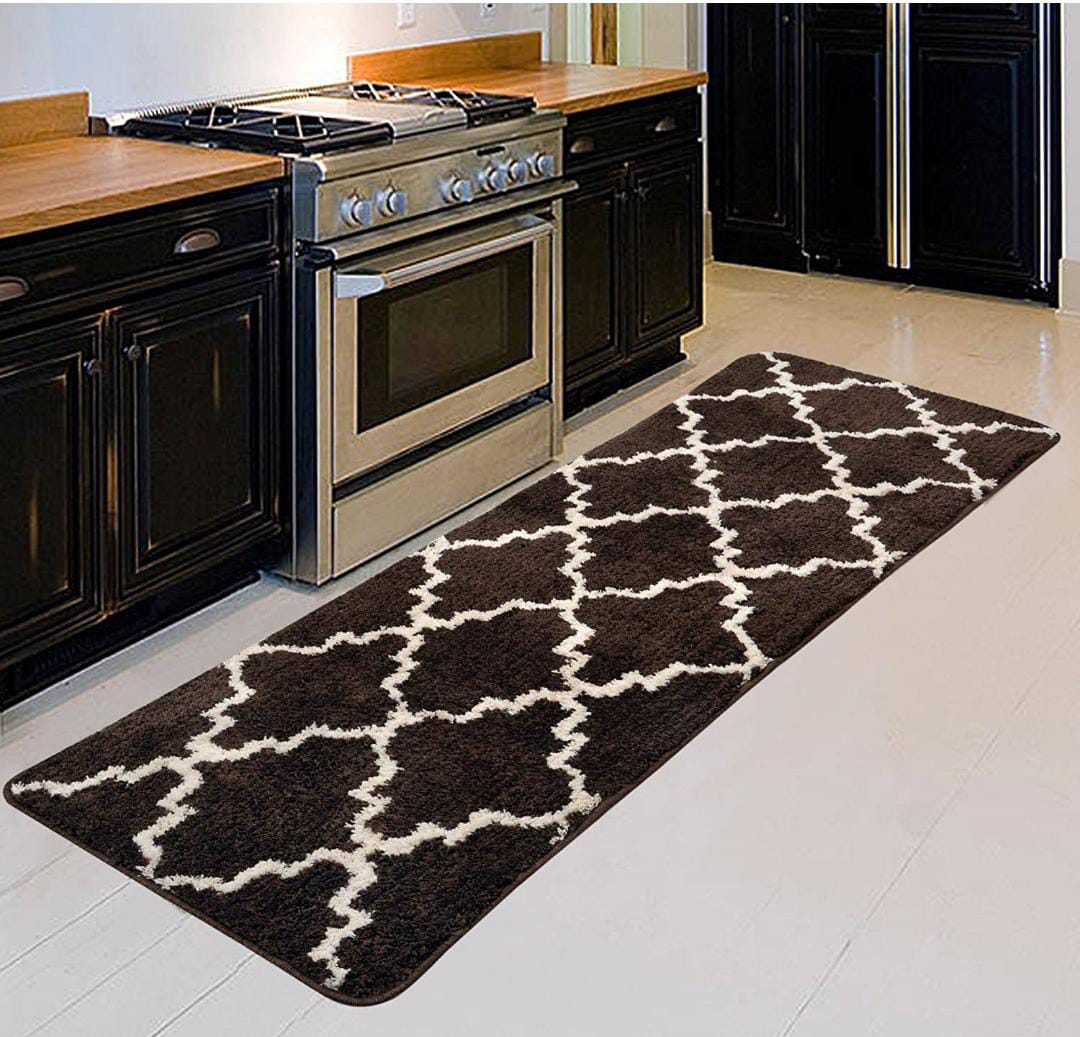 HomeStoreYEP Rectangular Polyster Geometric Print 22x55 Inch Micro Runner