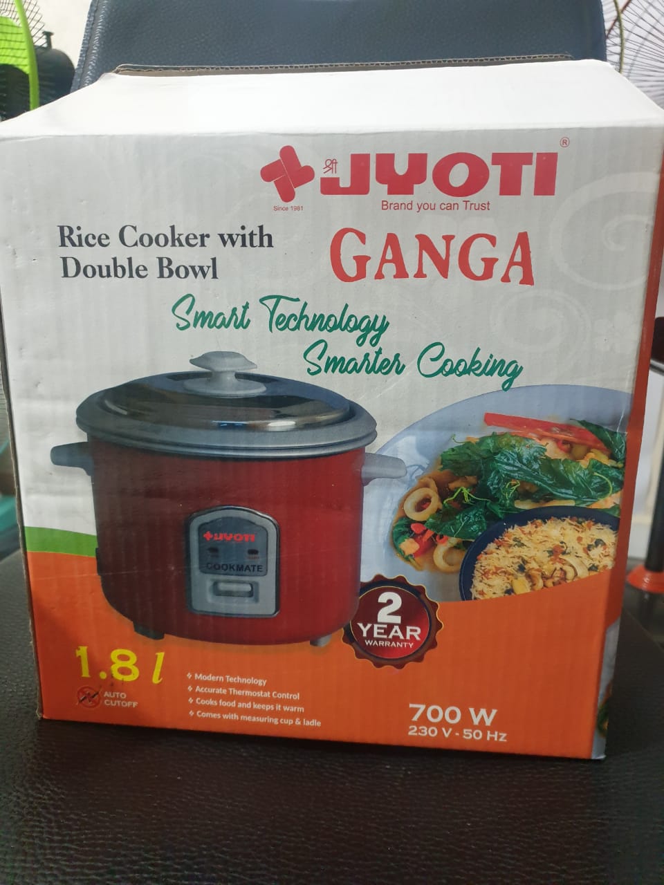 ganga rice cooker 1.8 litres price