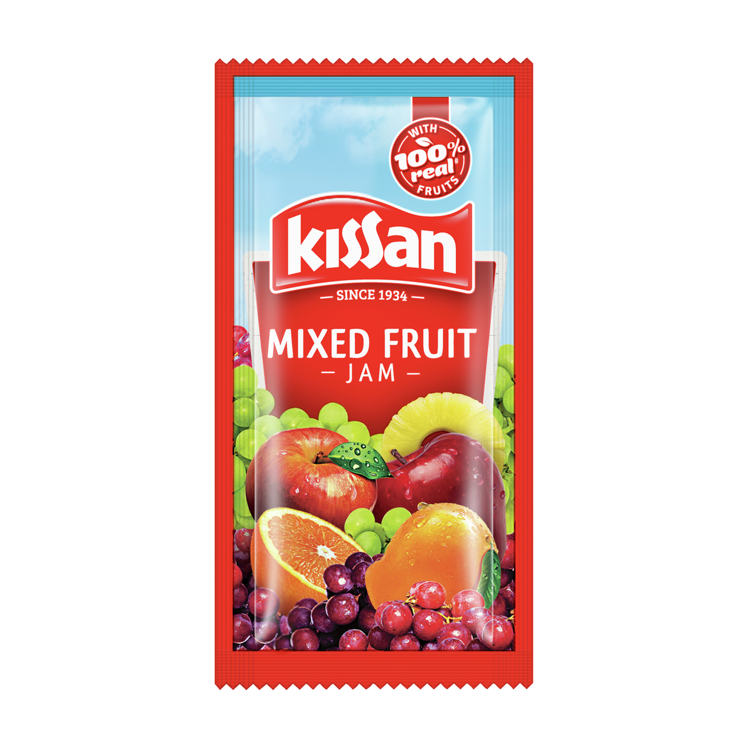 Kissan Mixed Fruit Jam Jam (11 gm Pack of 1 ) SHEET (Set of 60