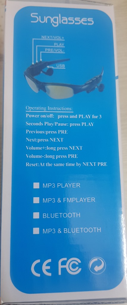 mp3 bluetooth sunglasses instructions