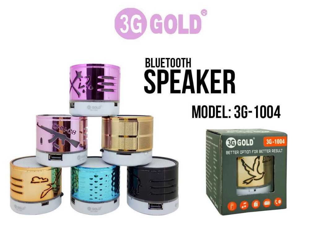 3g gold bluetooth speaker price