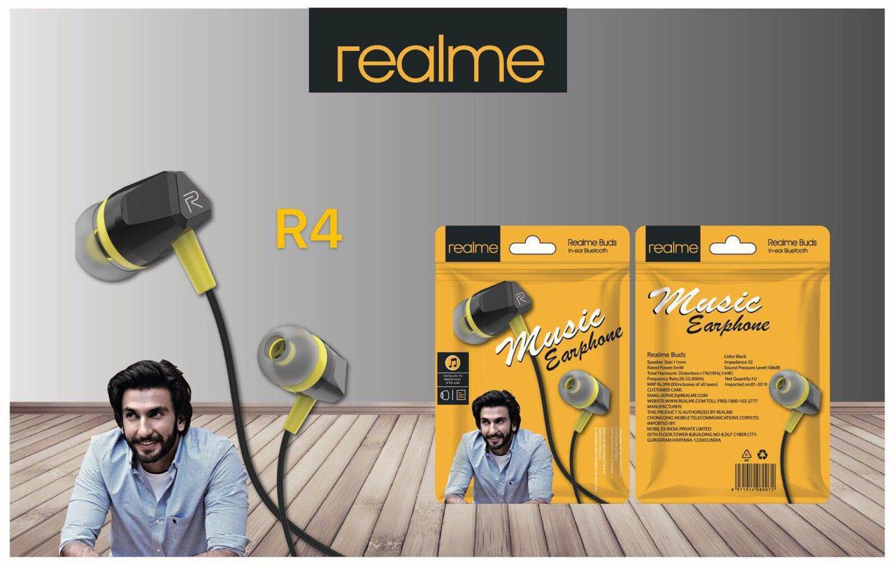 realme r4 earphones