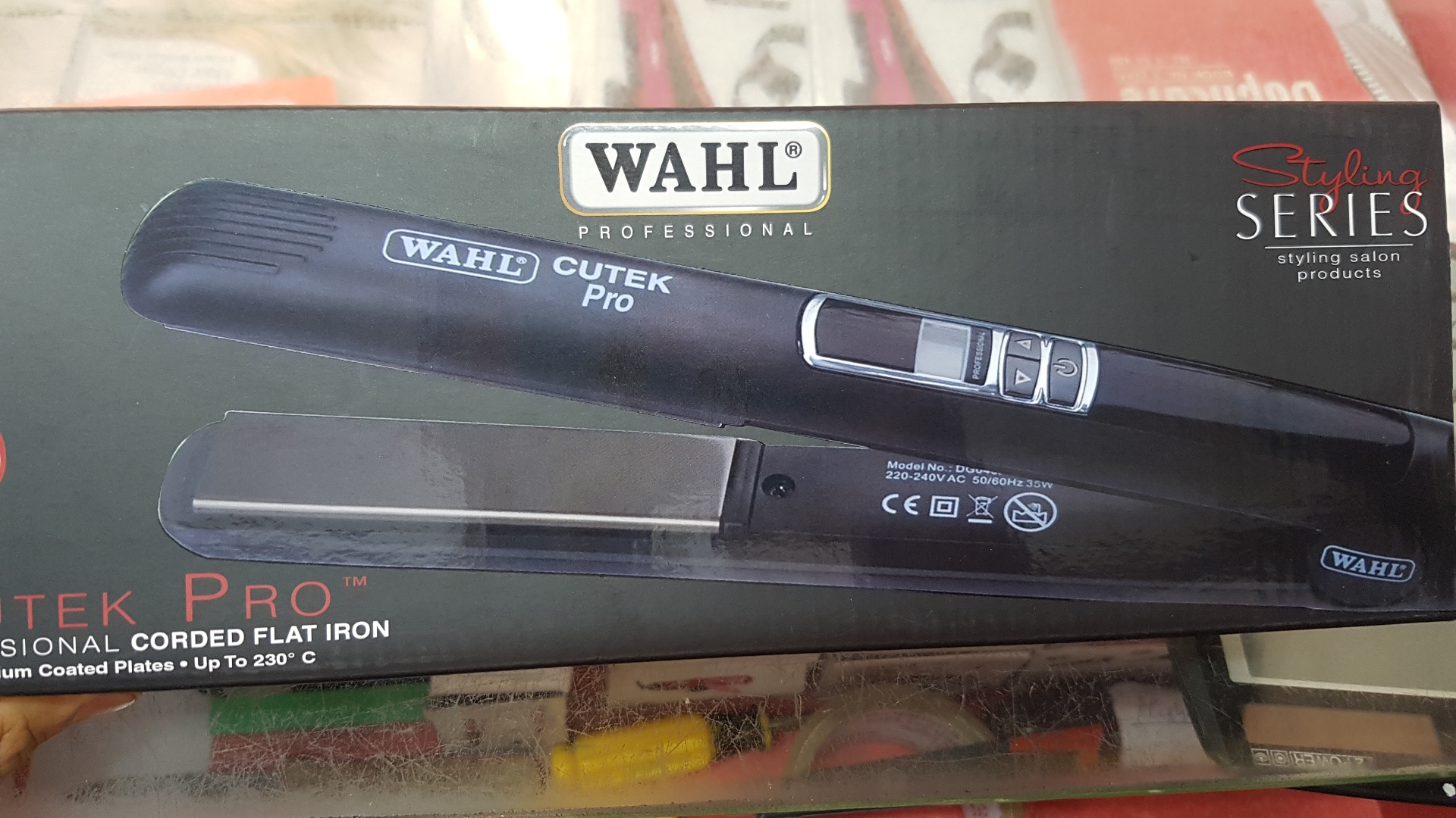 wahl professional hair straightener