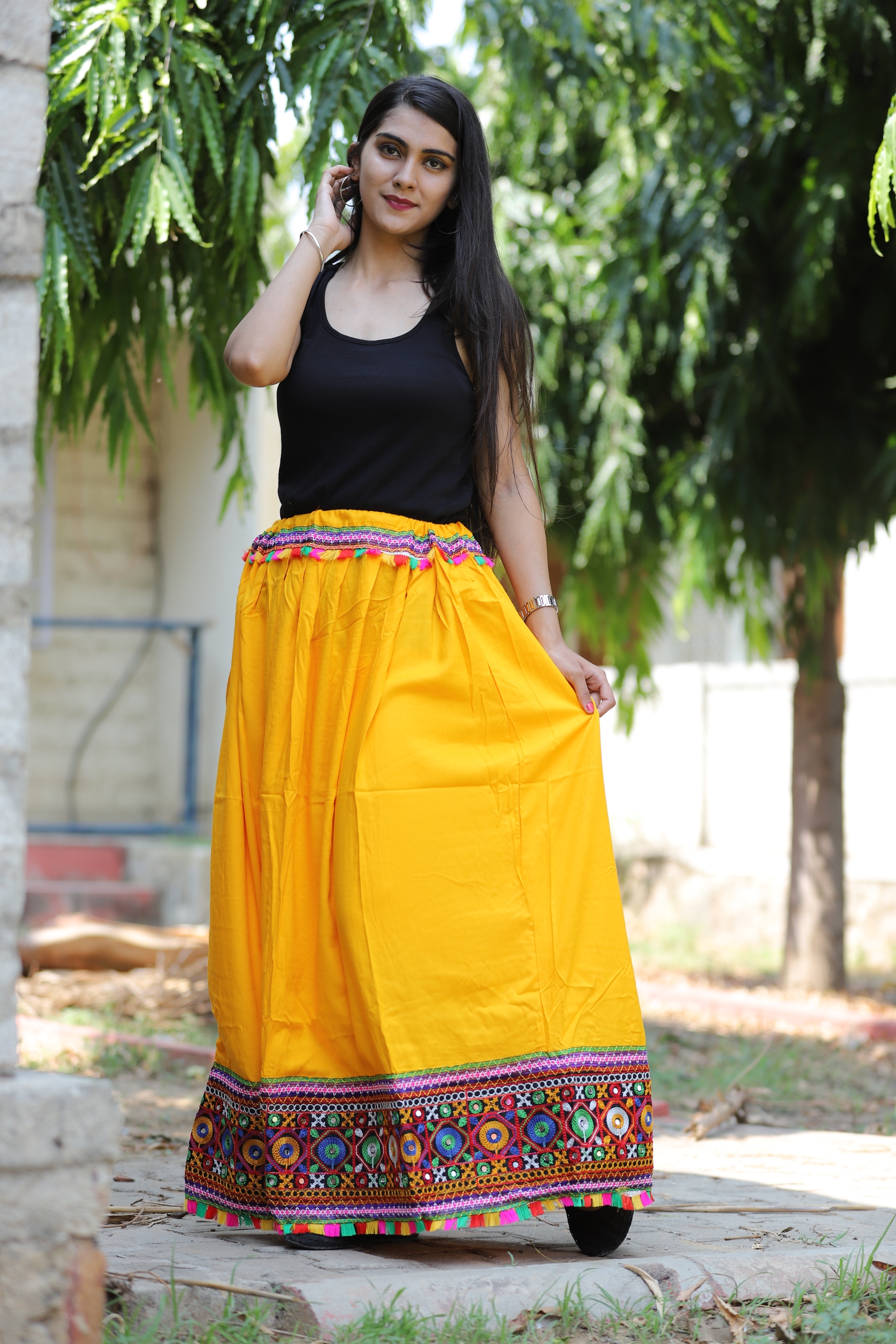 rajasthani long skirt with top