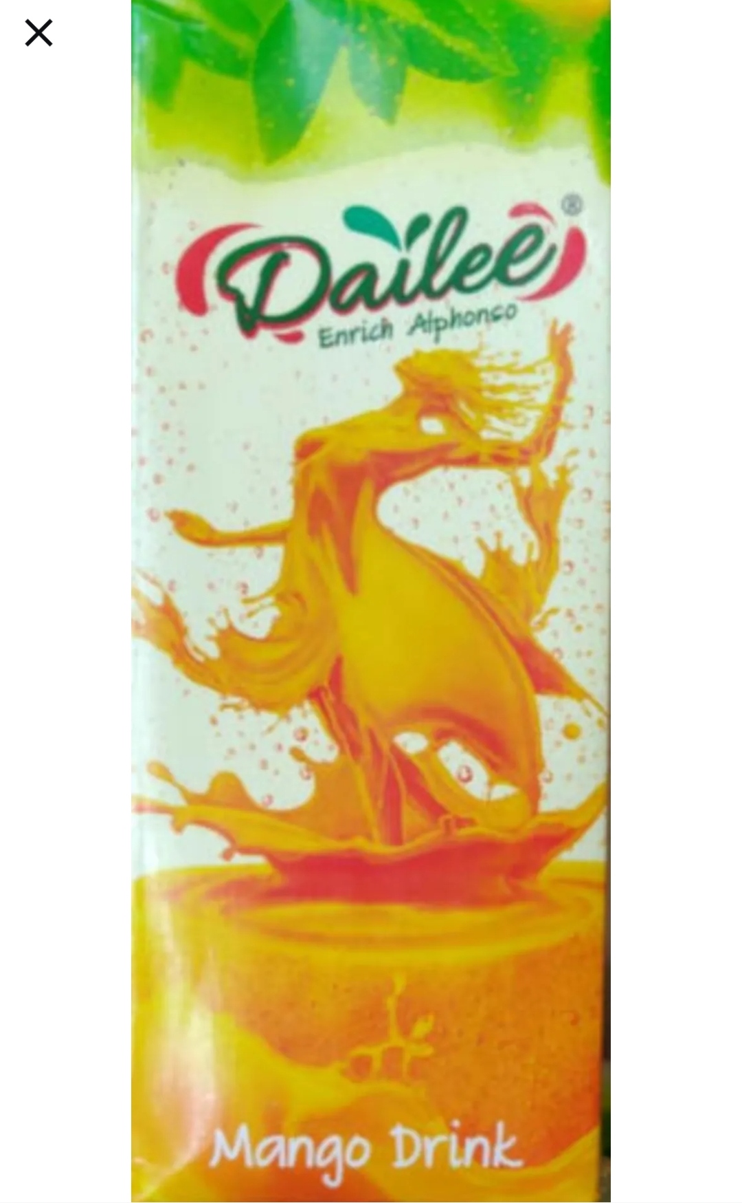 Dailee Mango Juice (160 ml, Pack of 1) (Set Of 27) (MRP 10.00 Rs