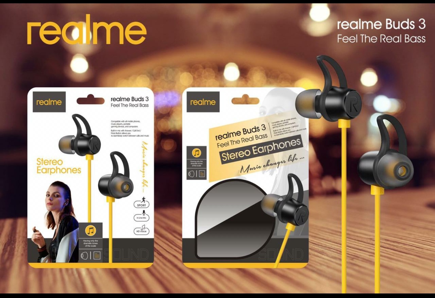 realme buds 3 wired earphone