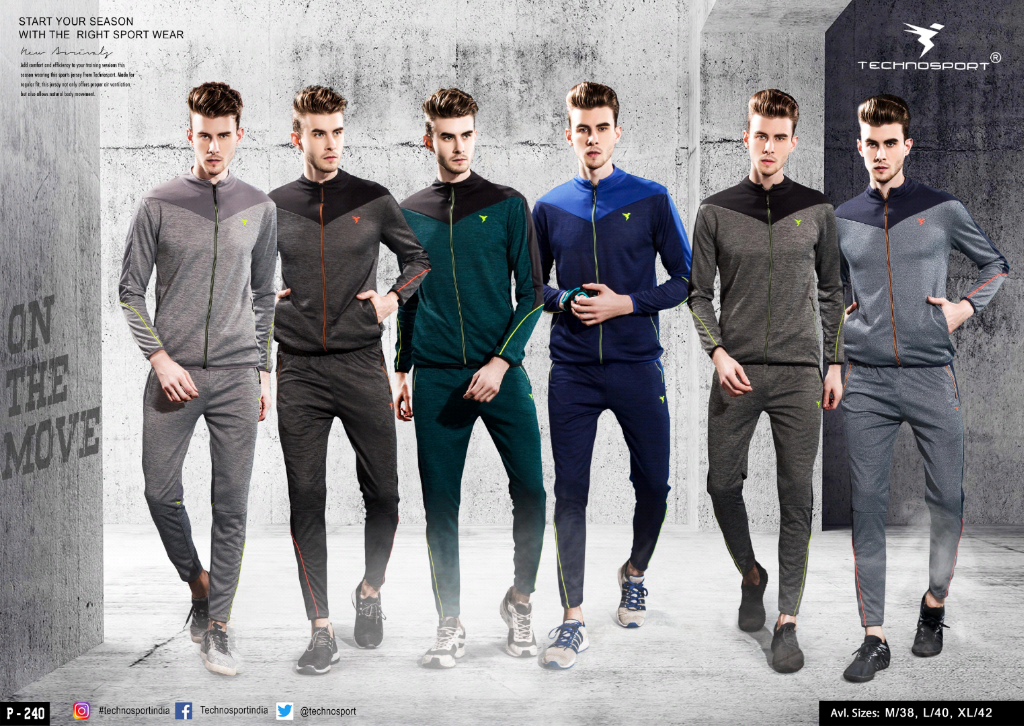 techno sports tracksuit
