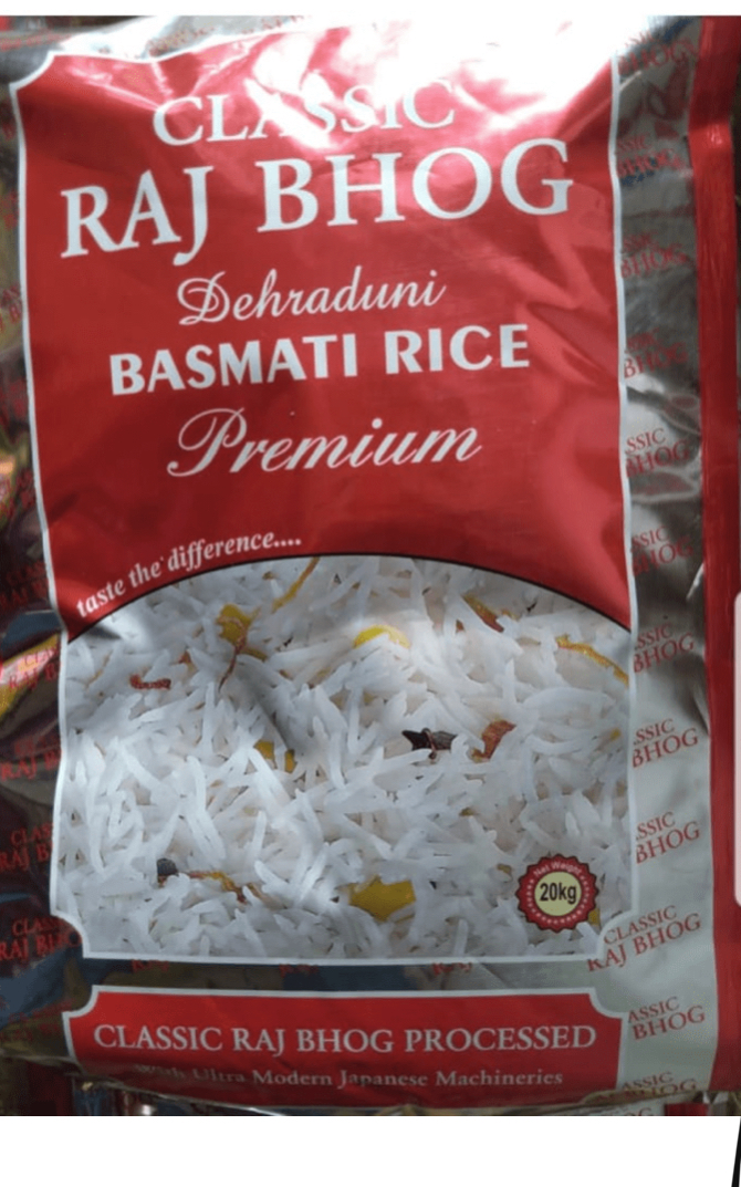 Rajbhog 100 Premium Quality Raw Basmati Rice (20 kg) Udaan B2B