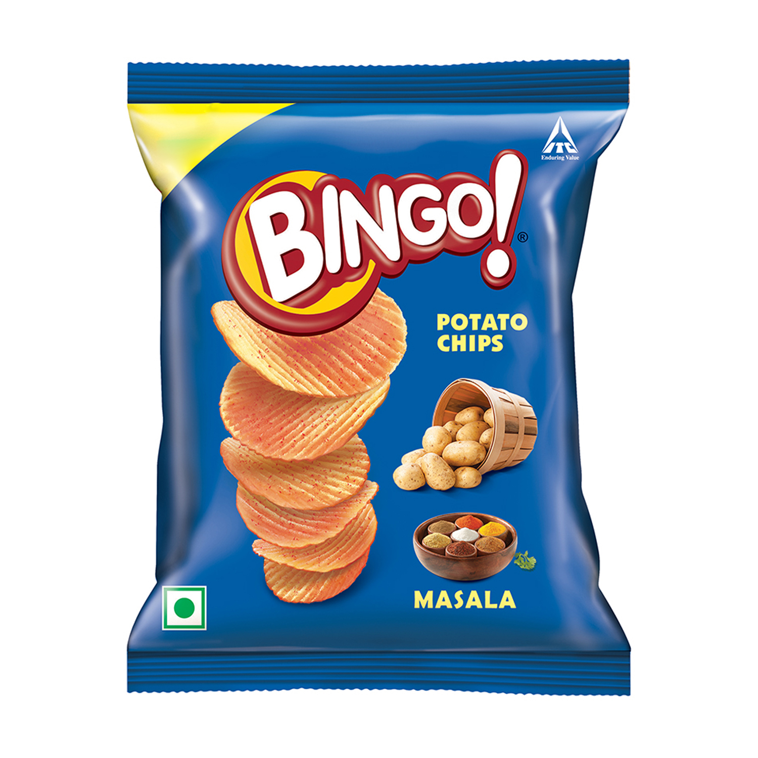 Bingo Masala Masala Potato Chip (24 gm Pack of 1 Stand A Chance To Win