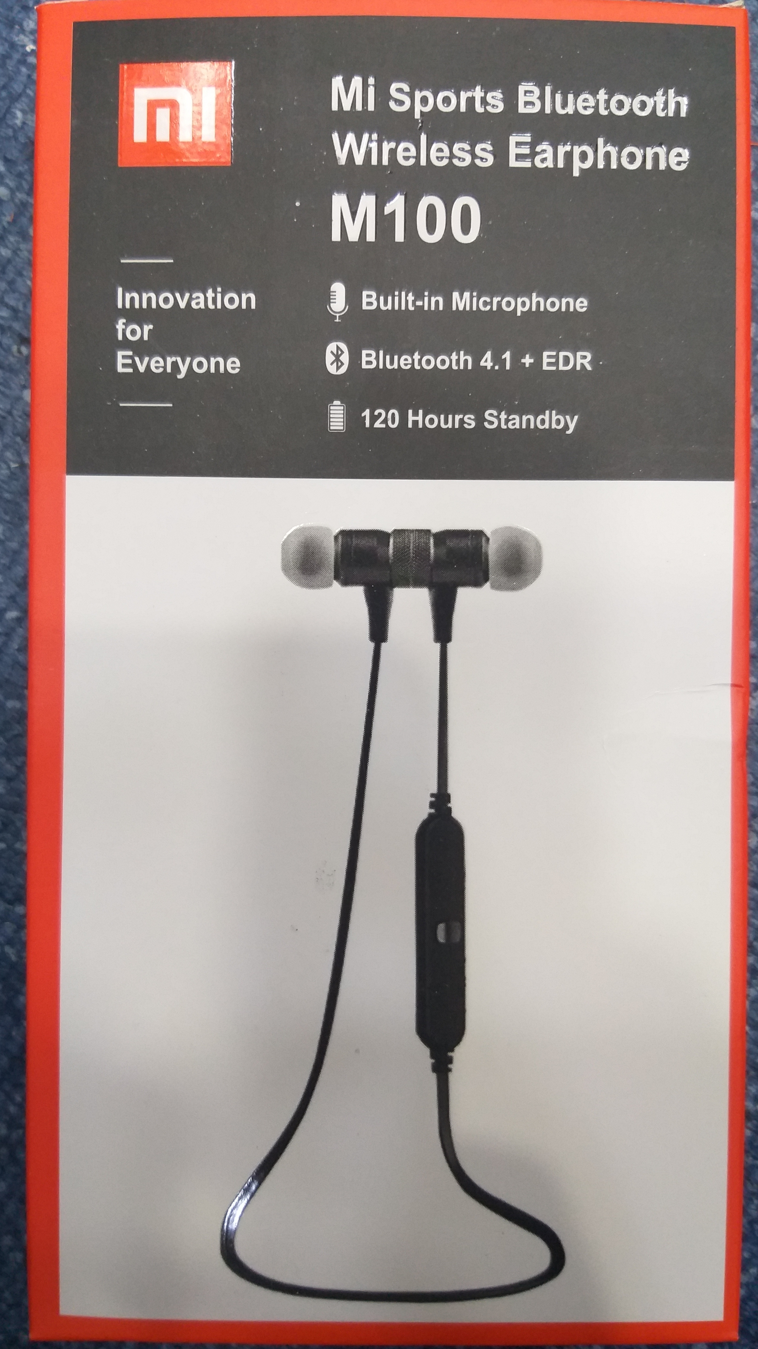 mi sports bluetooth wireless earphones m100