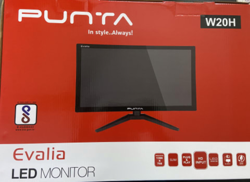 punta monitor 20 inch