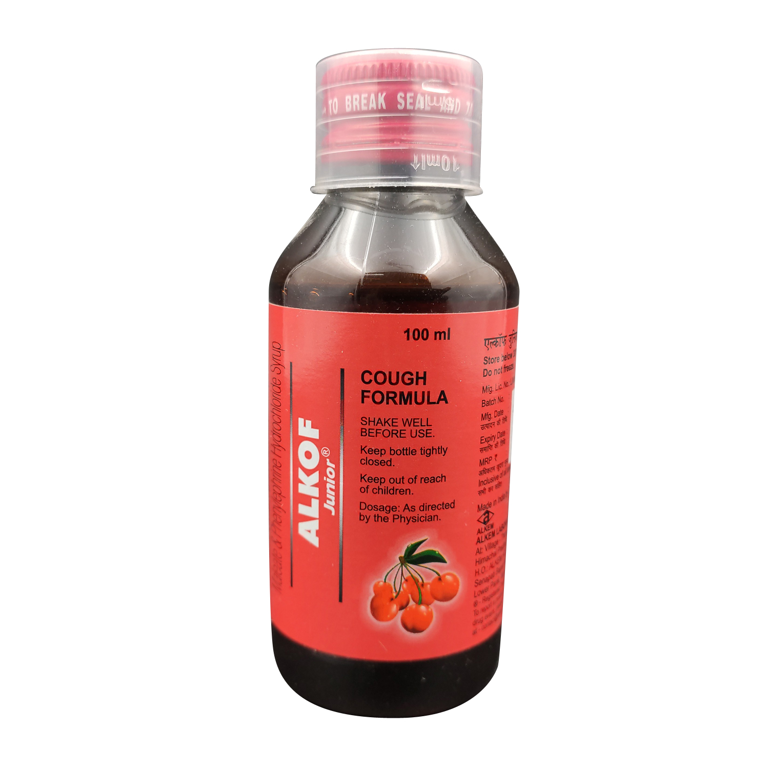 Alkof Junior Cherry 100 ml Syrup EACH of 1 Udaan B2B Buying for