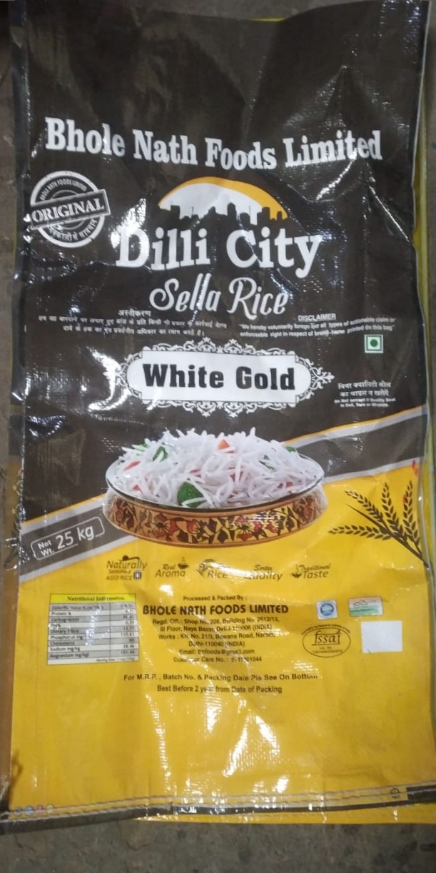 N/A White Gold Sella Rice - 25 kg | Udaan - B2B Buying for Retailers