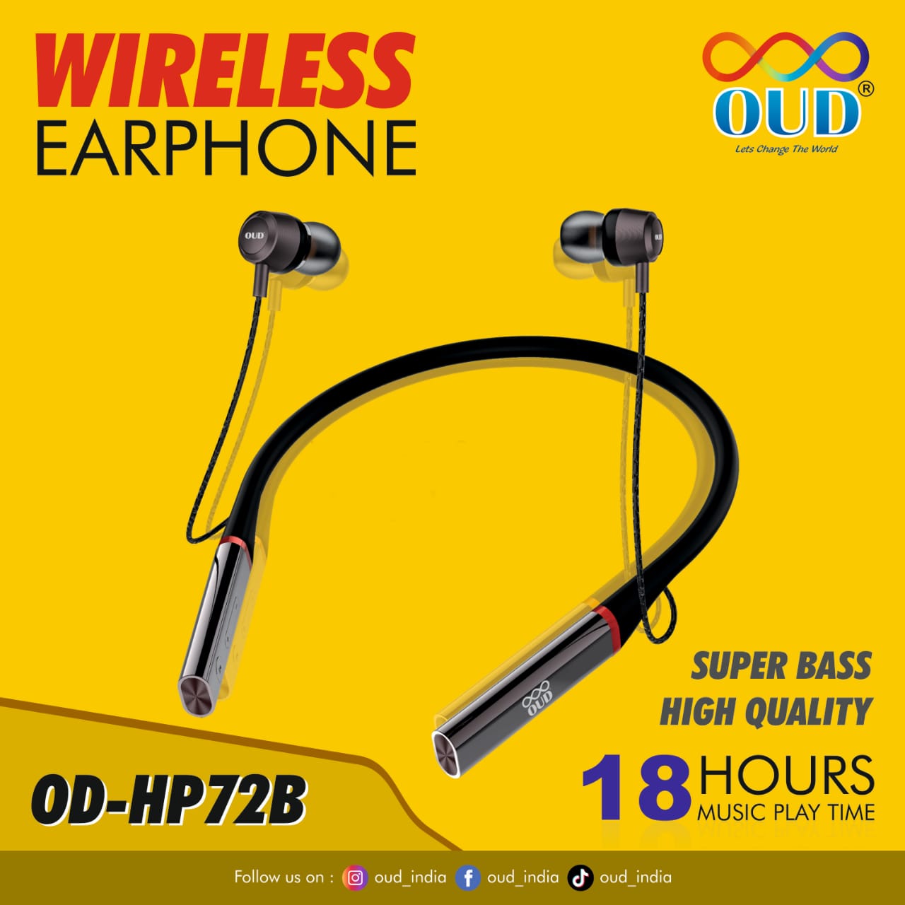 oud wireless earphones price