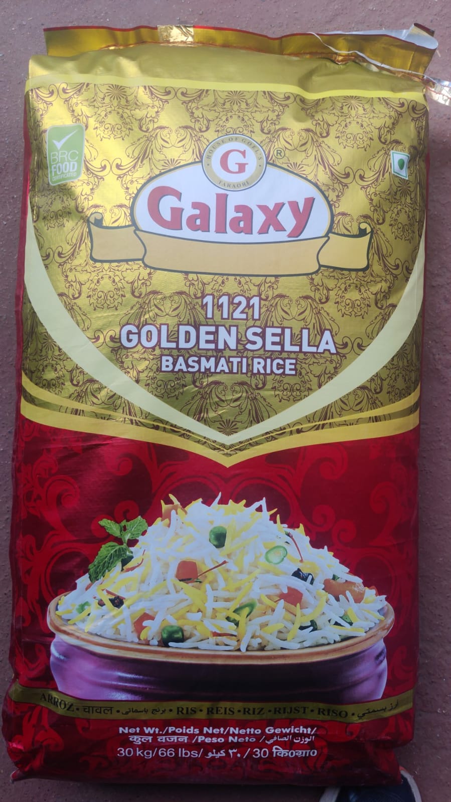 Galaxy 1121 Golden Sella Basmati Rice (30 kg ) BAG of 1 Udaan B2B