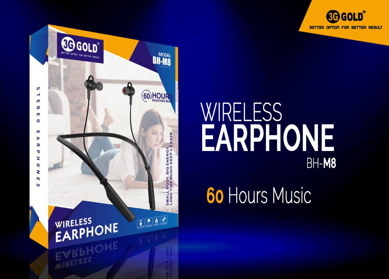 3g gold bluetooth earphone price