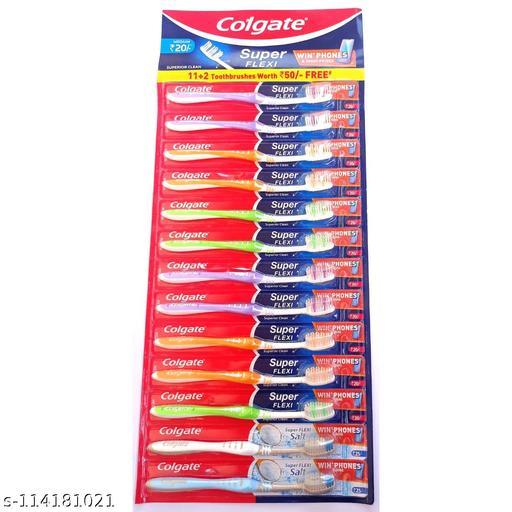 Colgate Super Flexi Super Flexi Medium Toothbrush (Pack of 13 Buy & Get ...