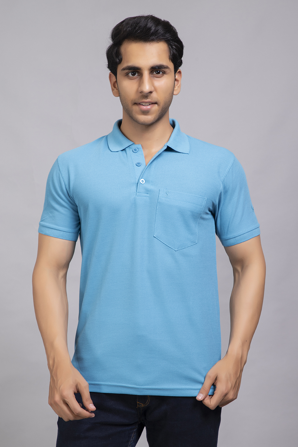 Scuba Spun Polo Neck Polo T-Shirt With Pocket Tshirt for Men | Udaan ...