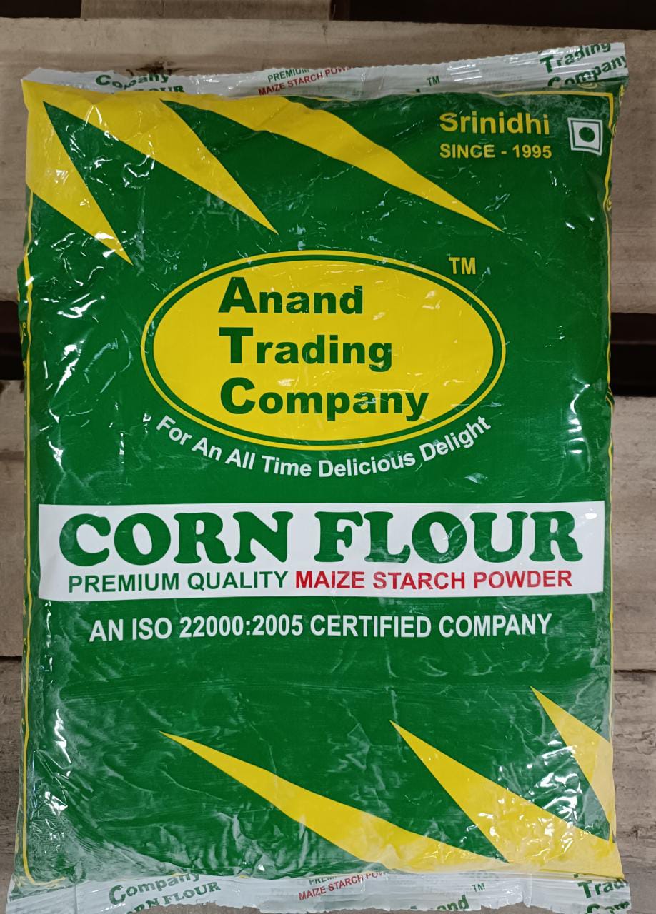 Anand Corn Flour Premium Quality Maize Starch Powder (1 kg ) BAG (Set