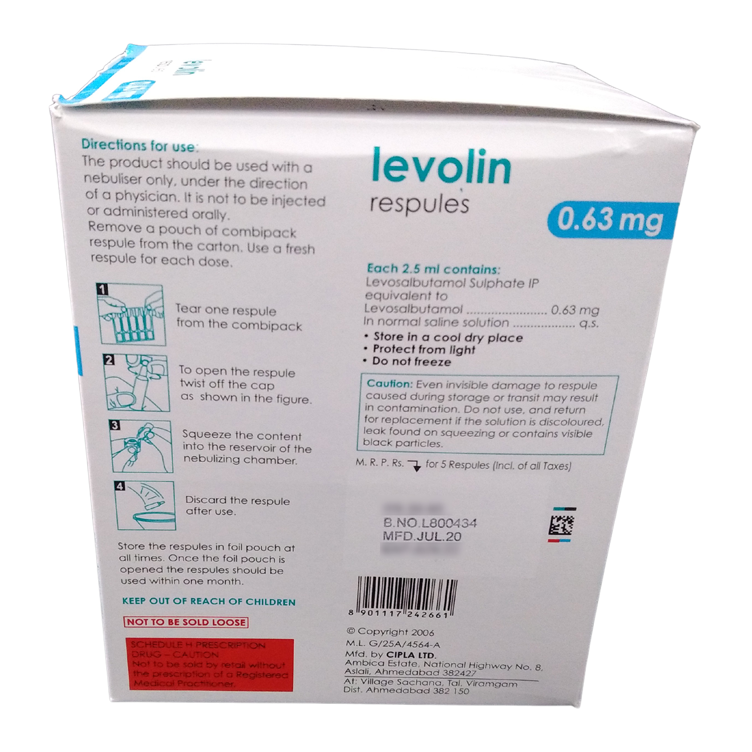 Levolin Mg Respules Ml Udaan B B Buying For Retailers