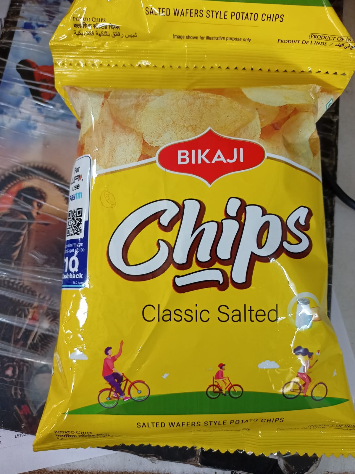 Bikaji Classic Salted Salted Potato Chip (27 gm Pack of 1 Scan In Paytm ...