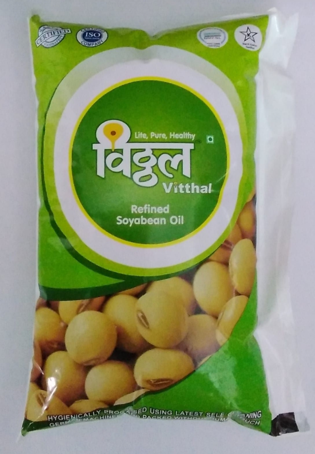 Vitthal Fresh Refined Soayaben Oil (Pouch) 1 L, (Set Of 12) Udaan