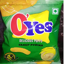 O'Yes Tangy Pudina Puffs (Pack of 1) (Set Of 24) (MRP 5.00 Rs) | Udaan ...