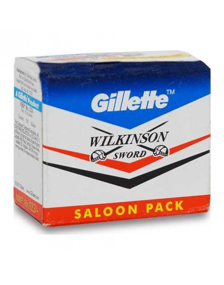 Gillette Wilkinson Sword Blades Saloon (Pack of 50+5Free) MRP 123