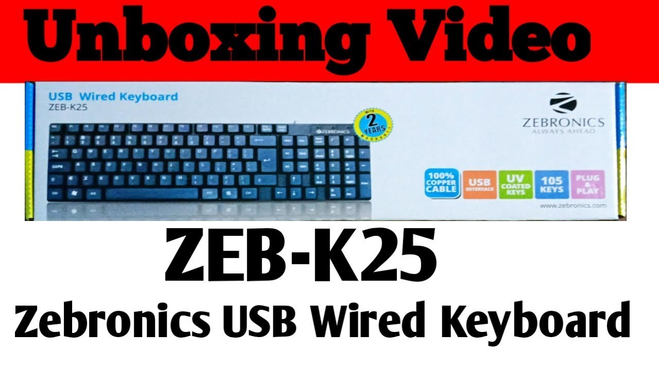 zebronics k25 keyboard price