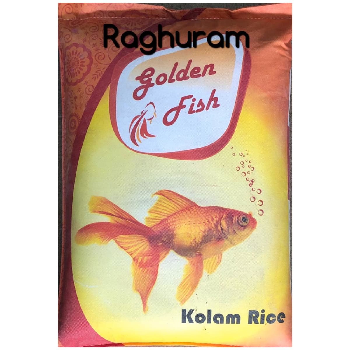 golden fish rice