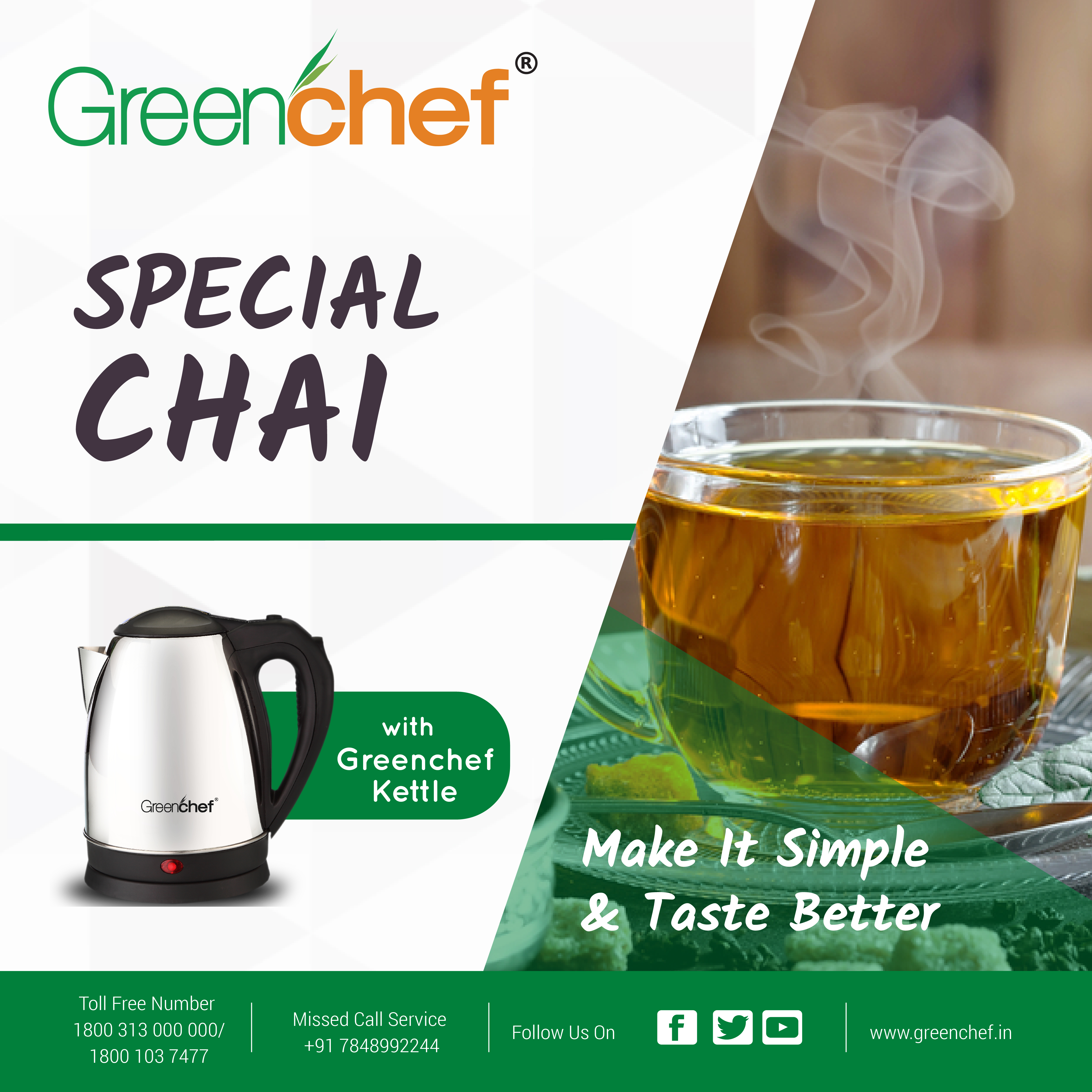 greenchef kettle 1.5 litre